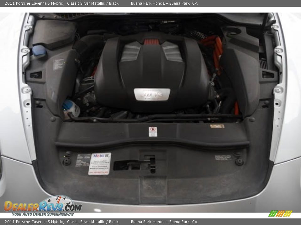2011 Porsche Cayenne S Hybrid Classic Silver Metallic / Black Photo #33