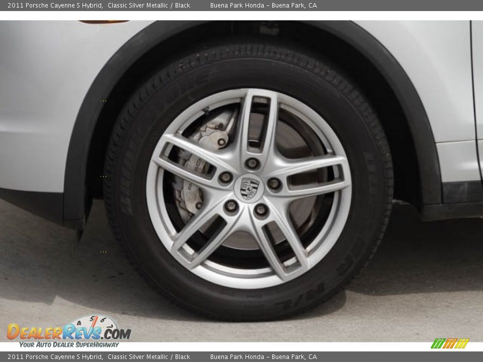 2011 Porsche Cayenne S Hybrid Classic Silver Metallic / Black Photo #34