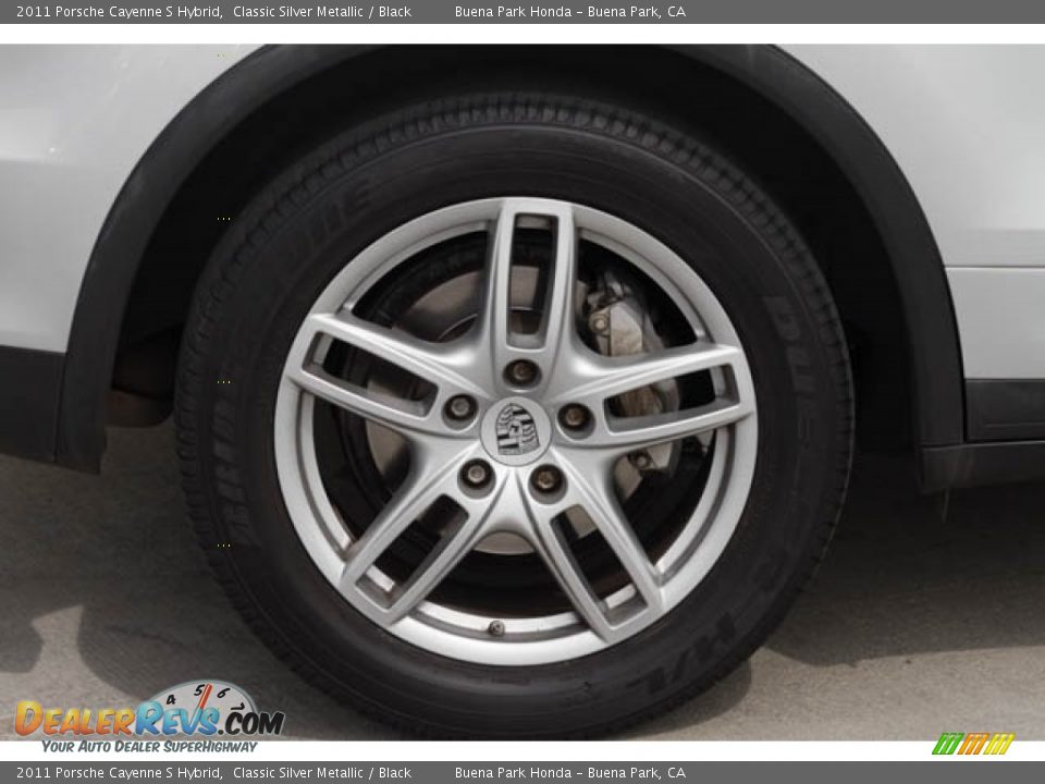 2011 Porsche Cayenne S Hybrid Classic Silver Metallic / Black Photo #36