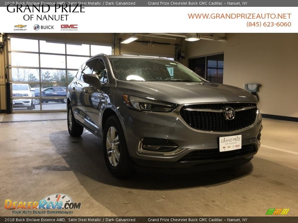 2018 Buick Enclave Essence AWD Satin Steel Metallic / Dark Galvanized Photo #1