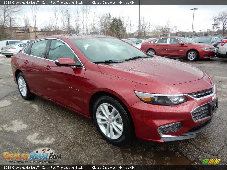 2018 Chevrolet Malibu LT Cajun Red Tintcoat / Jet Black Photo #3