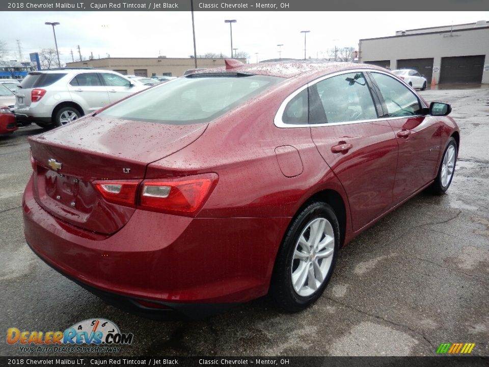2018 Chevrolet Malibu LT Cajun Red Tintcoat / Jet Black Photo #4