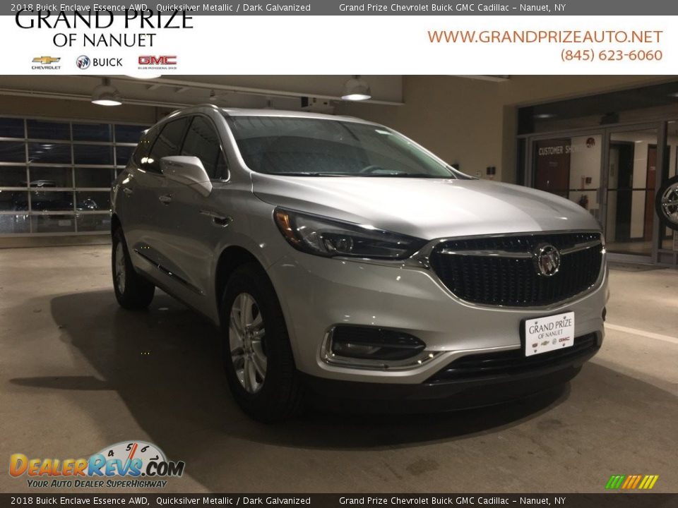2018 Buick Enclave Essence AWD Quicksilver Metallic / Dark Galvanized Photo #1