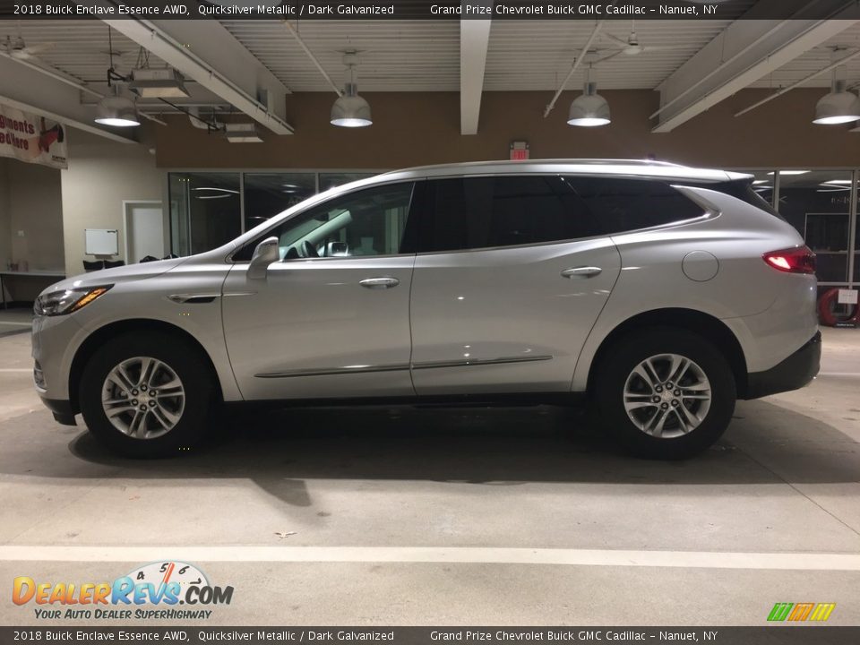 2018 Buick Enclave Essence AWD Quicksilver Metallic / Dark Galvanized Photo #3