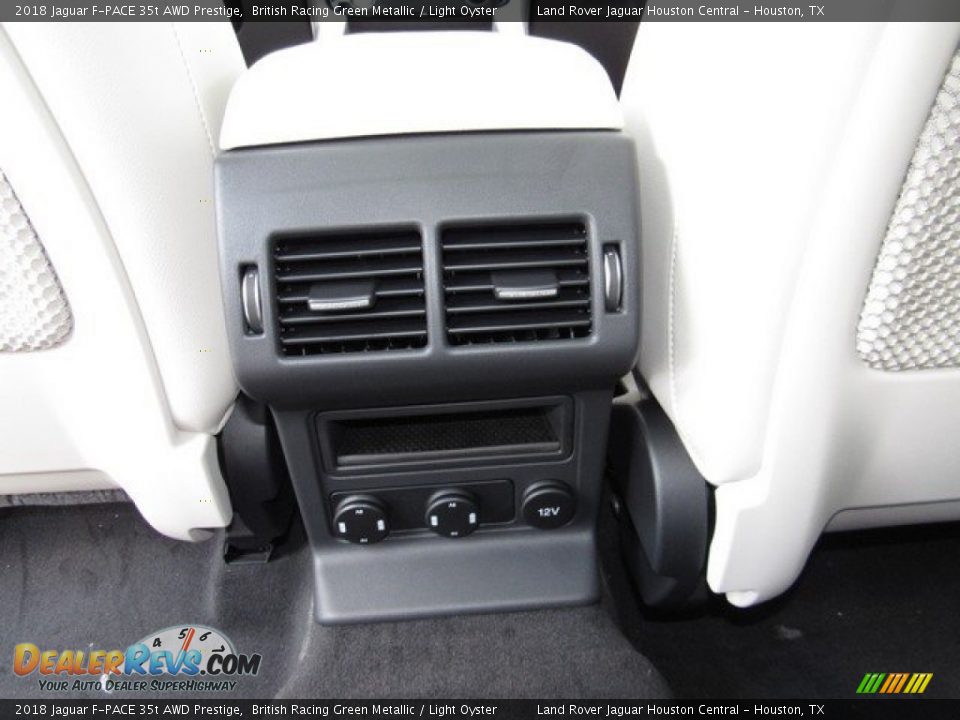2018 Jaguar F-PACE 35t AWD Prestige British Racing Green Metallic / Light Oyster Photo #15