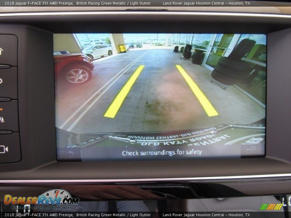 2018 Jaguar F-PACE 35t AWD Prestige British Racing Green Metallic / Light Oyster Photo #21