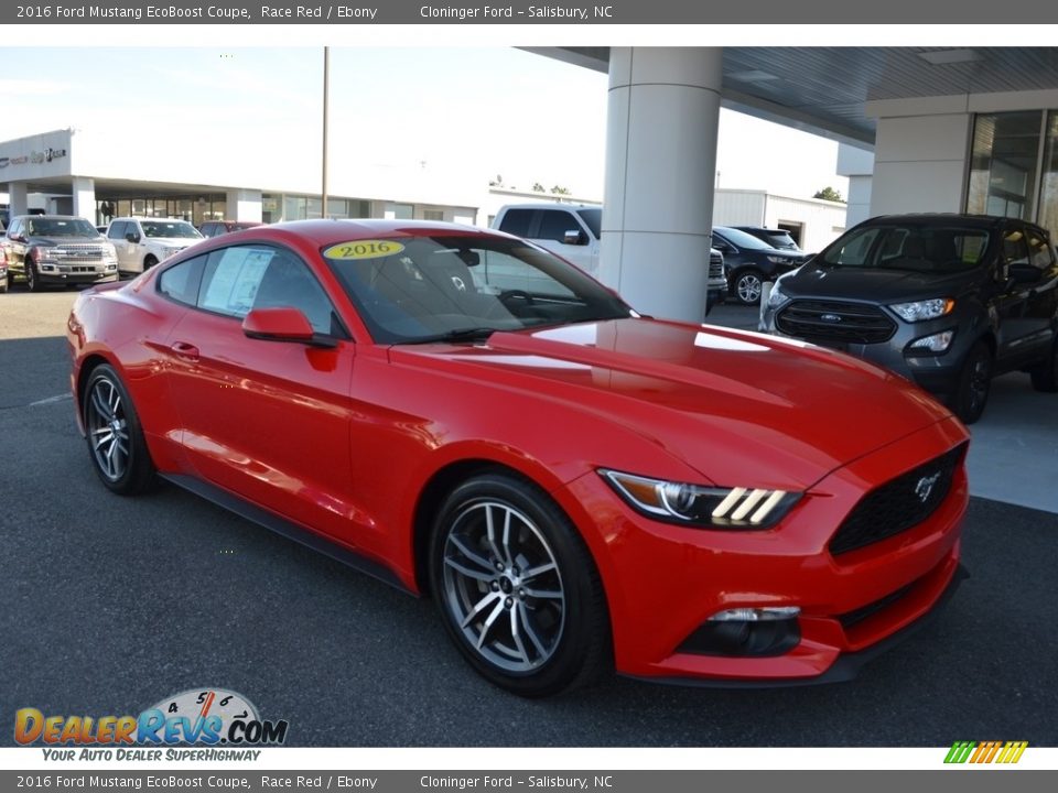2016 Ford Mustang EcoBoost Coupe Race Red / Ebony Photo #1