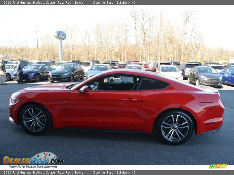 2016 Ford Mustang EcoBoost Coupe Race Red / Ebony Photo #5