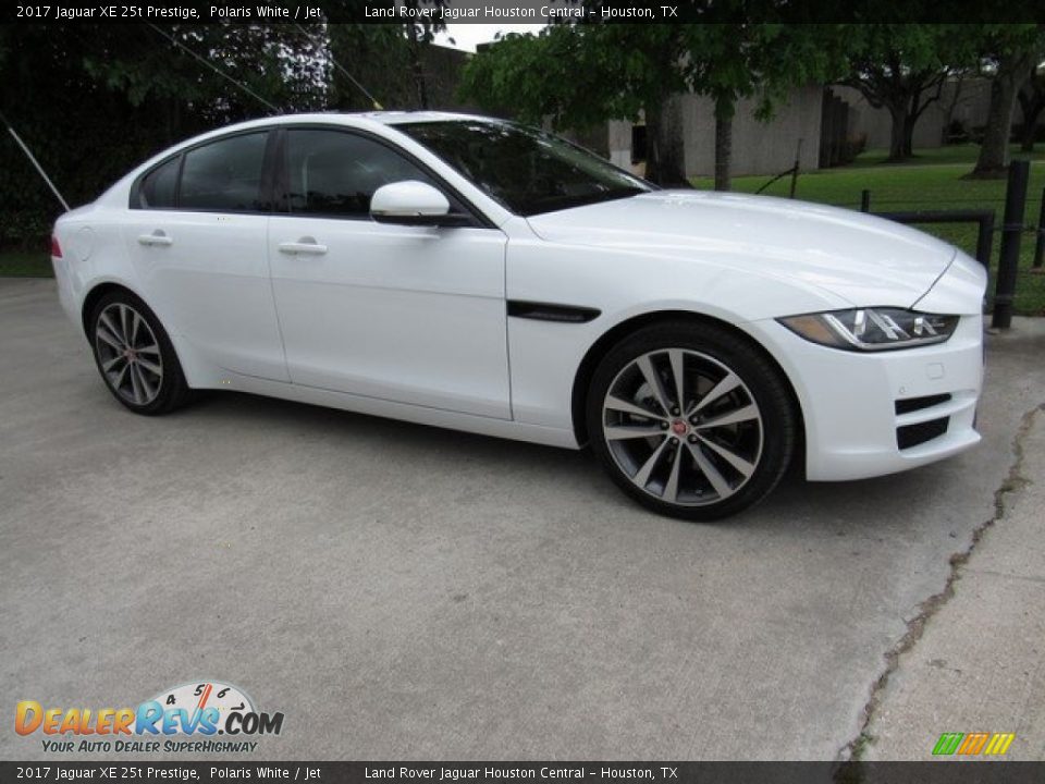 2017 Jaguar XE 25t Prestige Polaris White / Jet Photo #1