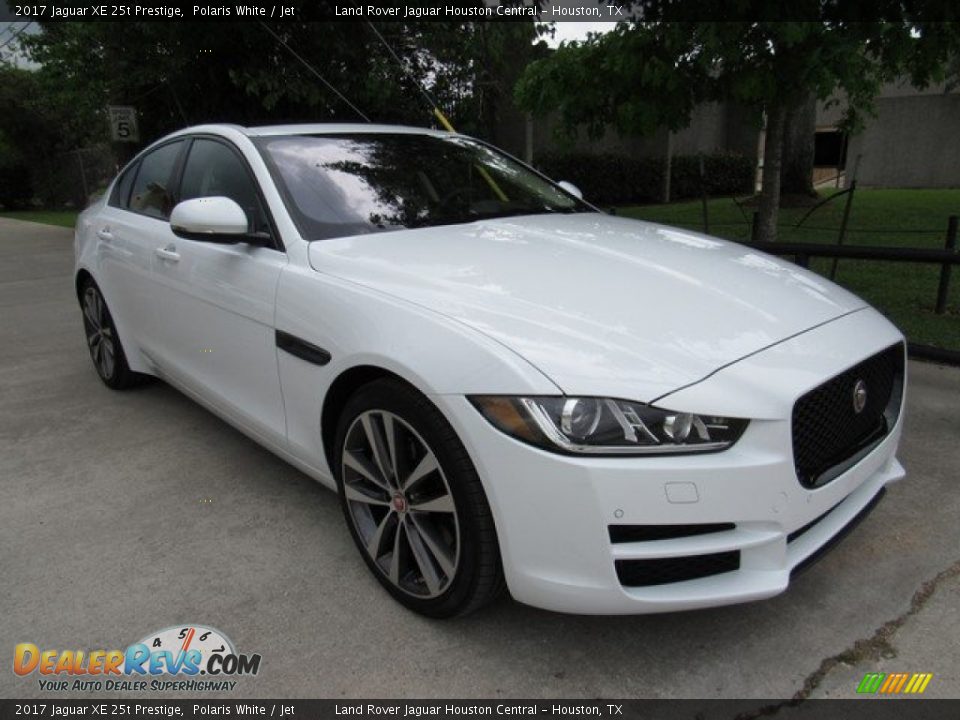 2017 Jaguar XE 25t Prestige Polaris White / Jet Photo #2