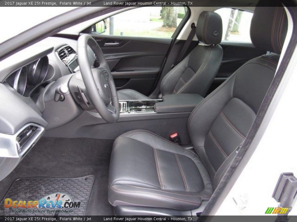 2017 Jaguar XE 25t Prestige Polaris White / Jet Photo #3