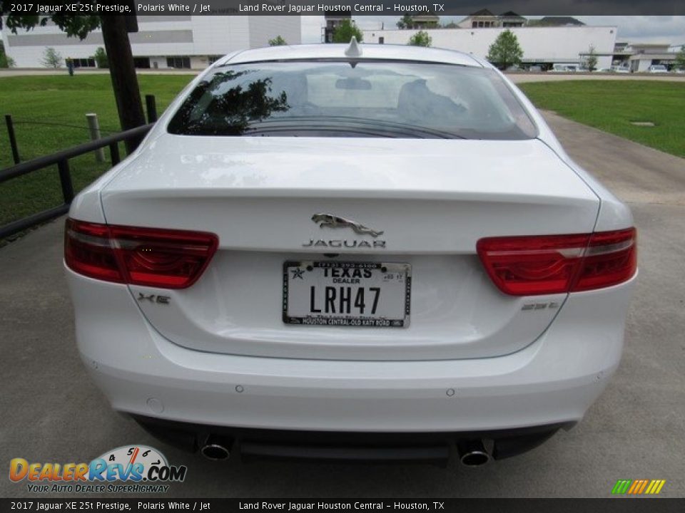 2017 Jaguar XE 25t Prestige Polaris White / Jet Photo #8