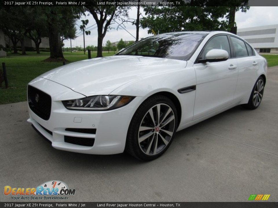 2017 Jaguar XE 25t Prestige Polaris White / Jet Photo #10