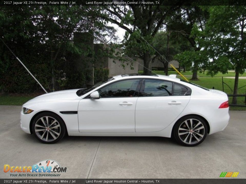 2017 Jaguar XE 25t Prestige Polaris White / Jet Photo #11