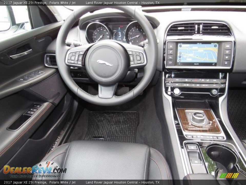 2017 Jaguar XE 25t Prestige Polaris White / Jet Photo #13