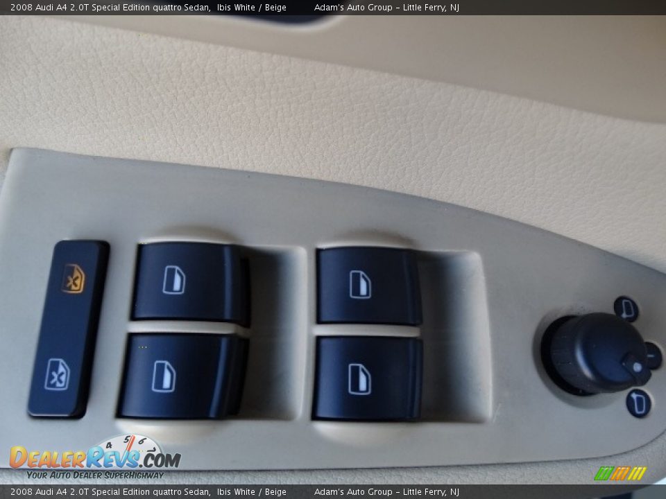 2008 Audi A4 2.0T Special Edition quattro Sedan Ibis White / Beige Photo #10