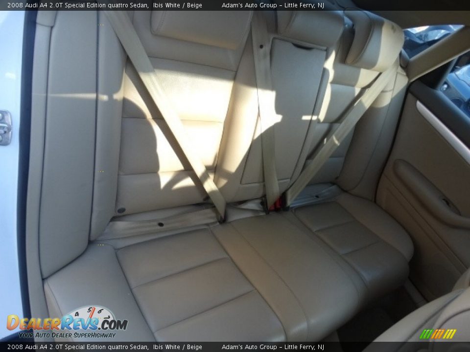 2008 Audi A4 2.0T Special Edition quattro Sedan Ibis White / Beige Photo #17