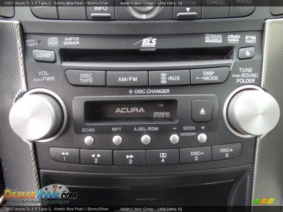 2007 Acura TL 3.5 Type-S Kinetic Blue Pearl / Ebony/Silver Photo #17