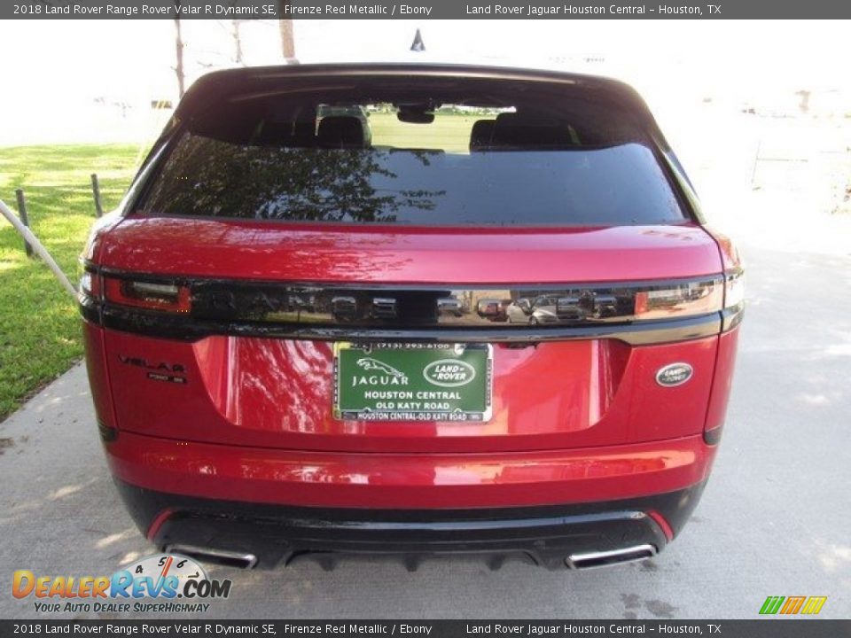 2018 Land Rover Range Rover Velar R Dynamic SE Firenze Red Metallic / Ebony Photo #8