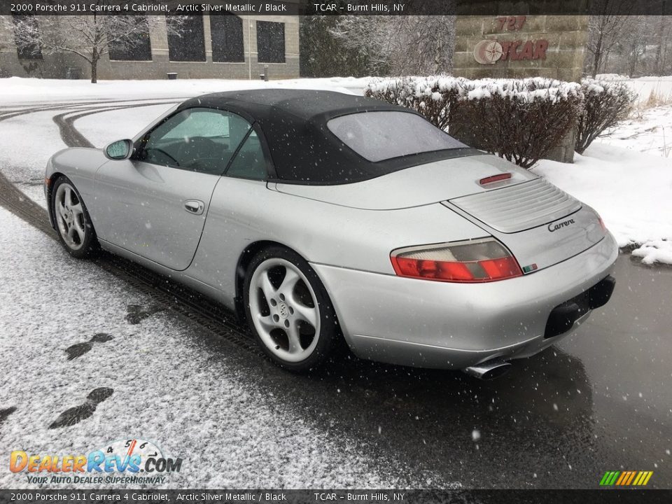 2000 Porsche 911 Carrera 4 Cabriolet Arctic Silver Metallic / Black Photo #5