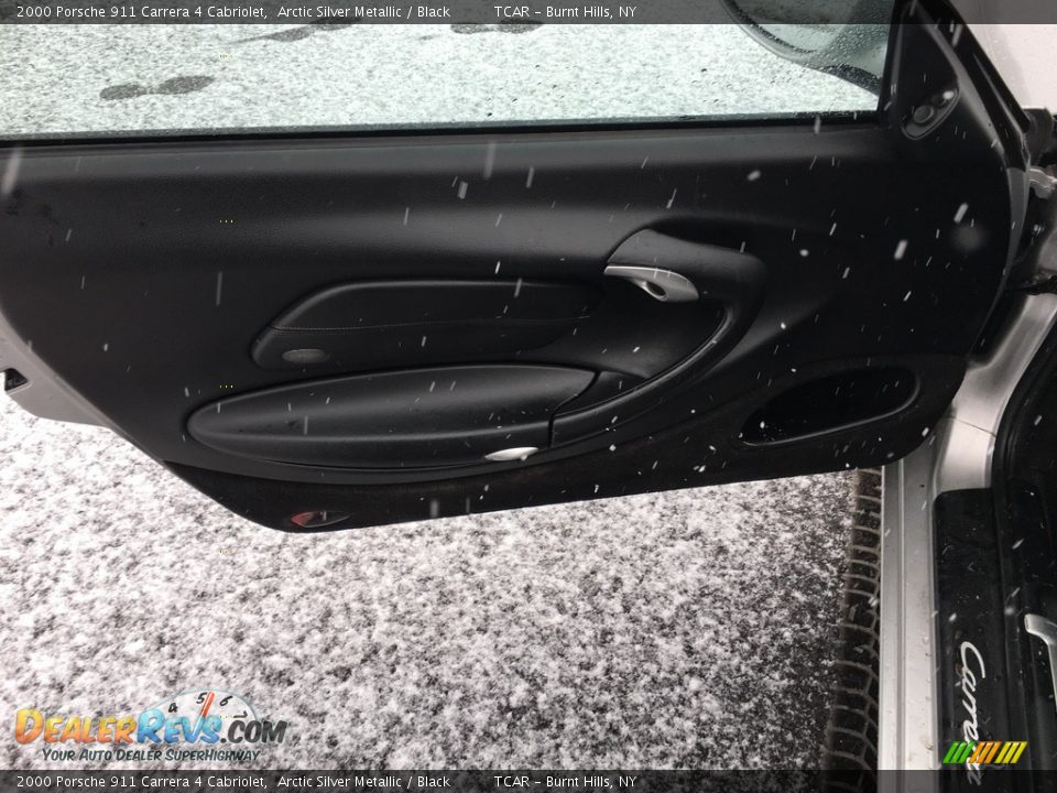 2000 Porsche 911 Carrera 4 Cabriolet Arctic Silver Metallic / Black Photo #6