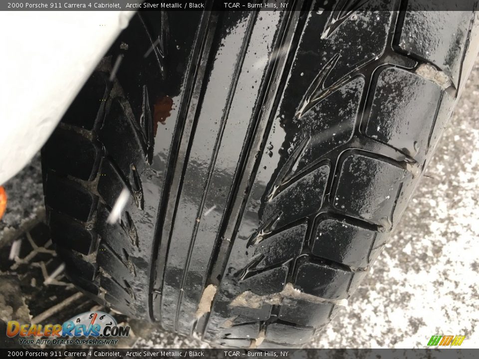 2000 Porsche 911 Carrera 4 Cabriolet Arctic Silver Metallic / Black Photo #13