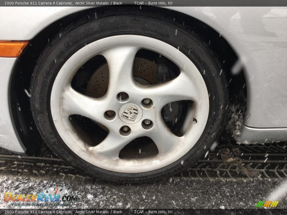 2000 Porsche 911 Carrera 4 Cabriolet Arctic Silver Metallic / Black Photo #14