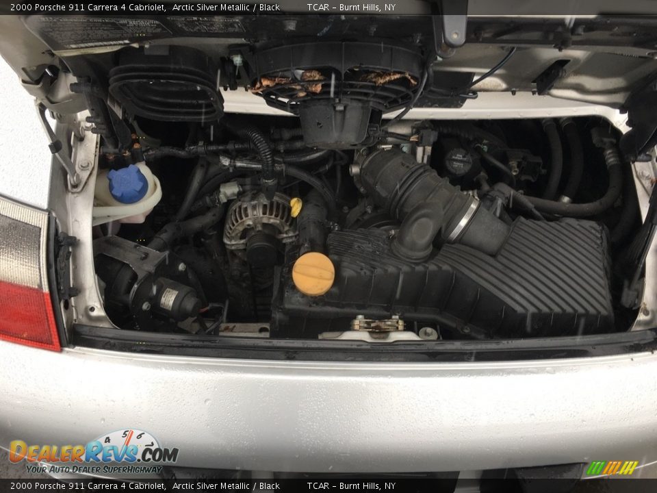 2000 Porsche 911 Carrera 4 Cabriolet Arctic Silver Metallic / Black Photo #15
