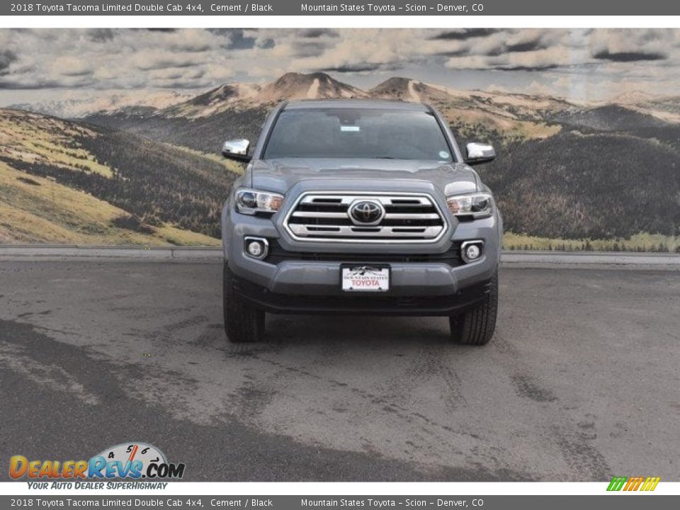 2018 Toyota Tacoma Limited Double Cab 4x4 Cement / Black Photo #2