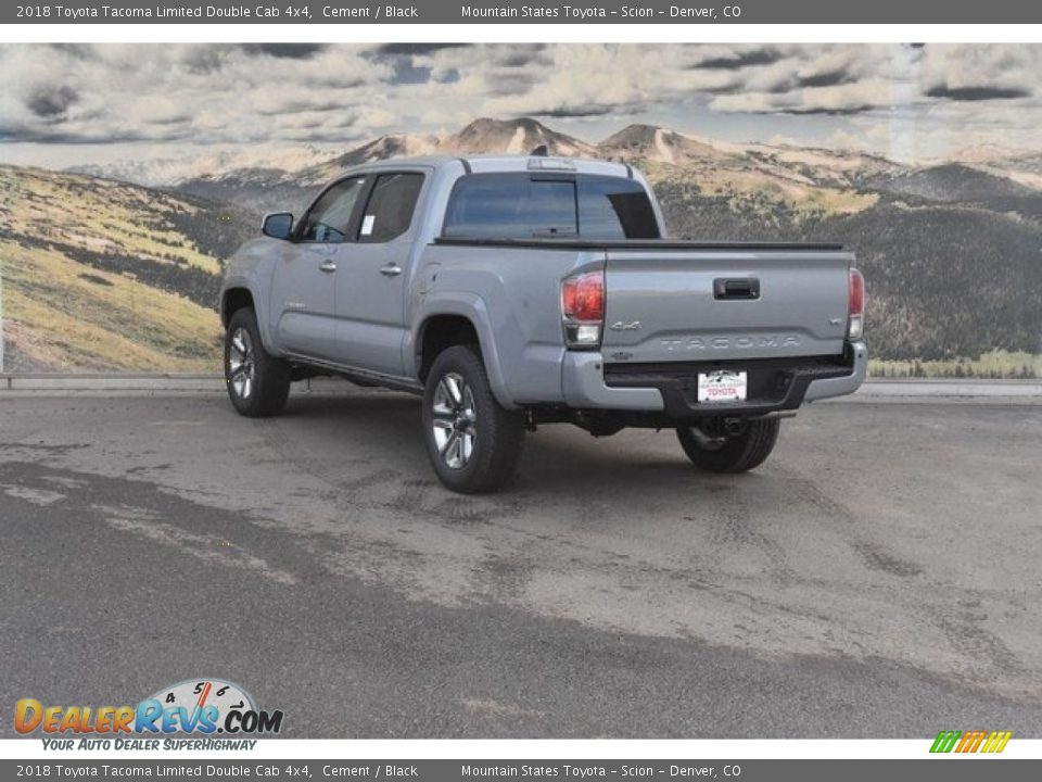 2018 Toyota Tacoma Limited Double Cab 4x4 Cement / Black Photo #3
