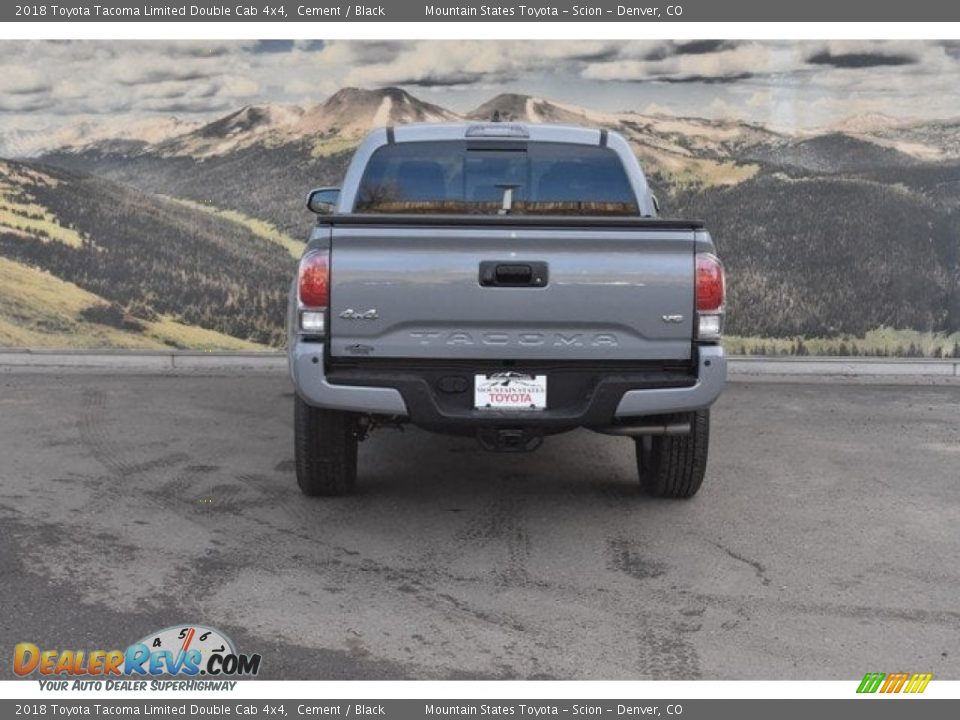 2018 Toyota Tacoma Limited Double Cab 4x4 Cement / Black Photo #4