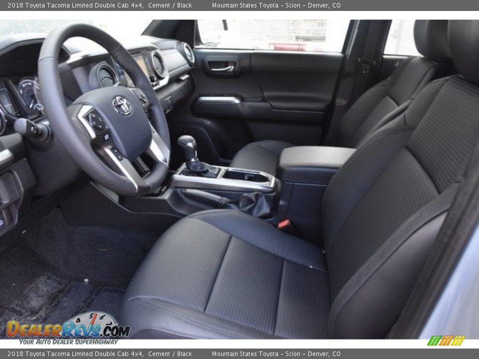 2018 Toyota Tacoma Limited Double Cab 4x4 Cement / Black Photo #6
