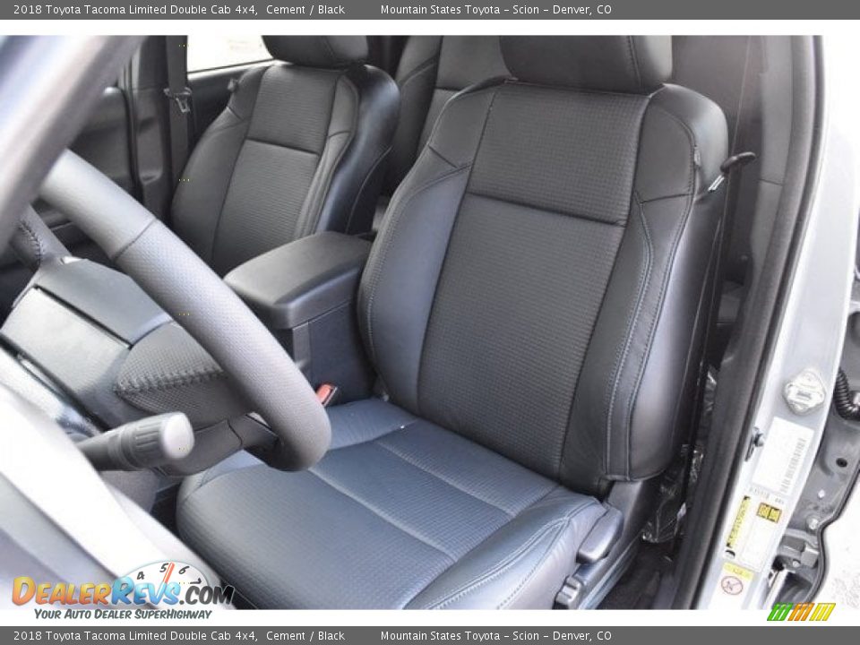 2018 Toyota Tacoma Limited Double Cab 4x4 Cement / Black Photo #7