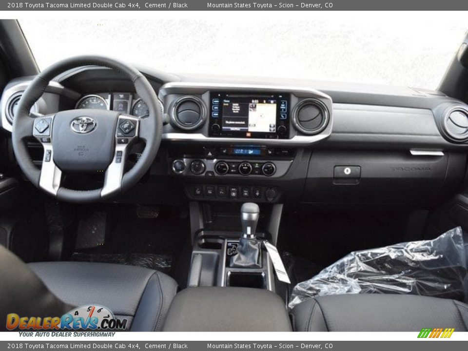 2018 Toyota Tacoma Limited Double Cab 4x4 Cement / Black Photo #8