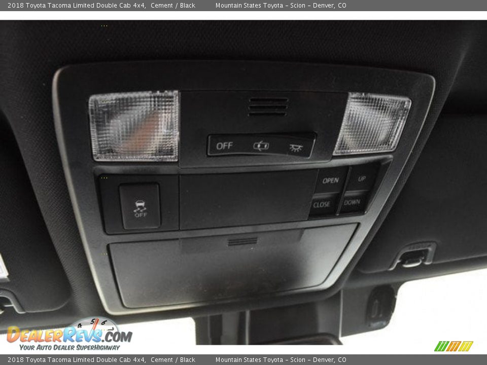 2018 Toyota Tacoma Limited Double Cab 4x4 Cement / Black Photo #10