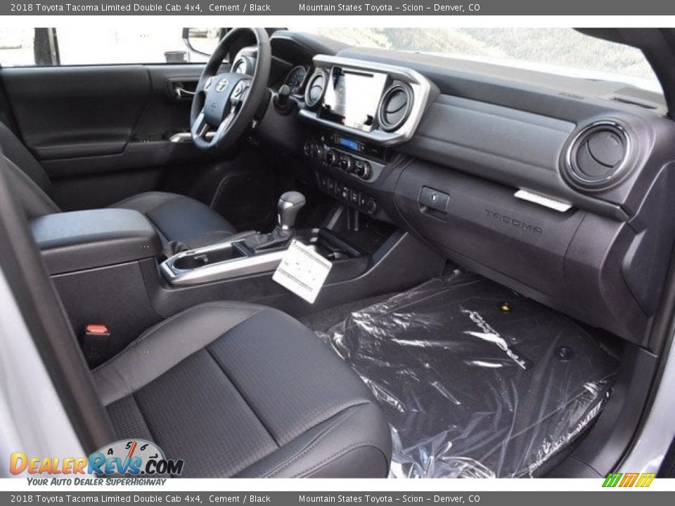 2018 Toyota Tacoma Limited Double Cab 4x4 Cement / Black Photo #12