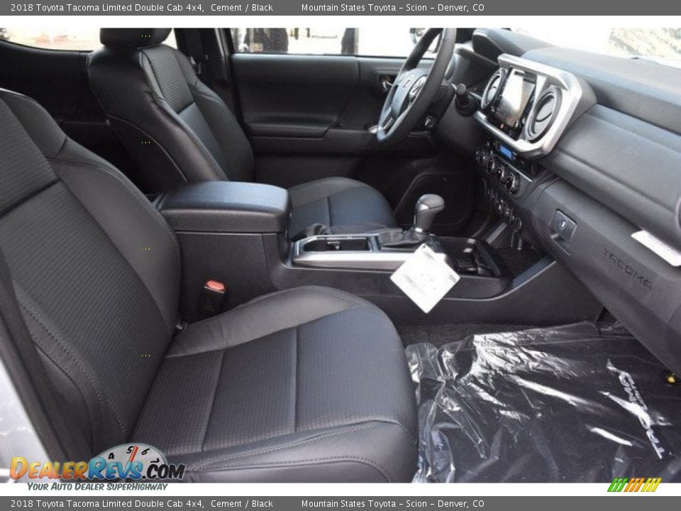 2018 Toyota Tacoma Limited Double Cab 4x4 Cement / Black Photo #13