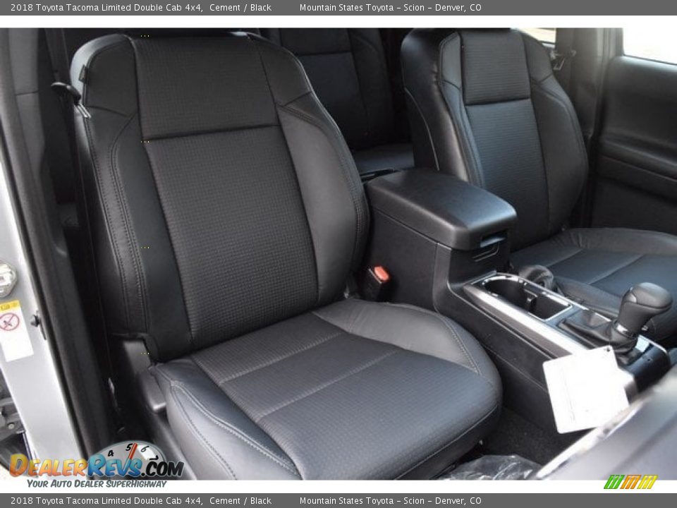 2018 Toyota Tacoma Limited Double Cab 4x4 Cement / Black Photo #14