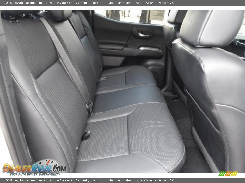 2018 Toyota Tacoma Limited Double Cab 4x4 Cement / Black Photo #19