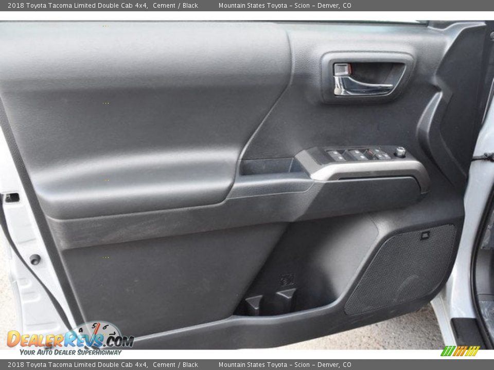2018 Toyota Tacoma Limited Double Cab 4x4 Cement / Black Photo #21