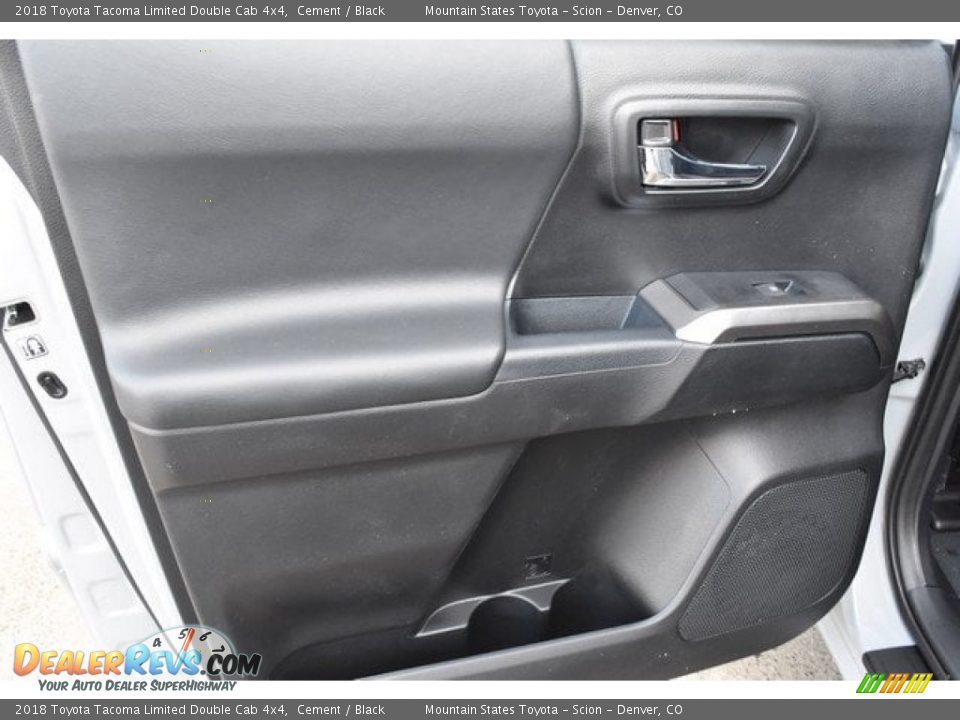 2018 Toyota Tacoma Limited Double Cab 4x4 Cement / Black Photo #22