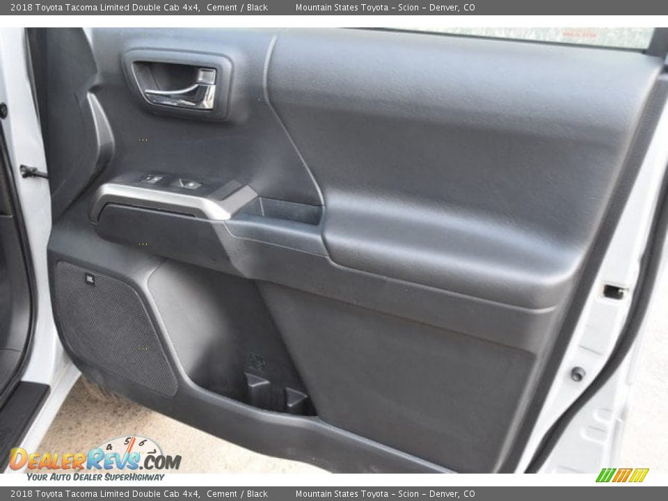 2018 Toyota Tacoma Limited Double Cab 4x4 Cement / Black Photo #23