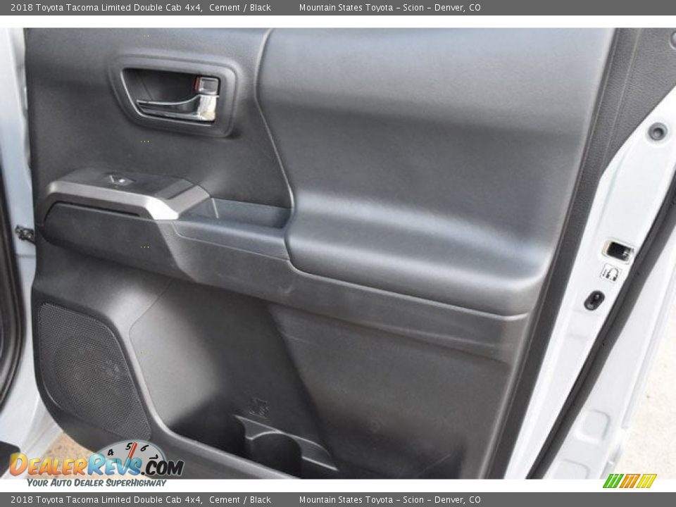 2018 Toyota Tacoma Limited Double Cab 4x4 Cement / Black Photo #24