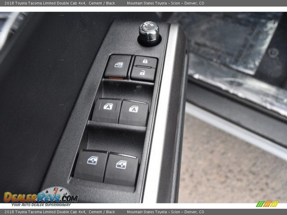 2018 Toyota Tacoma Limited Double Cab 4x4 Cement / Black Photo #25