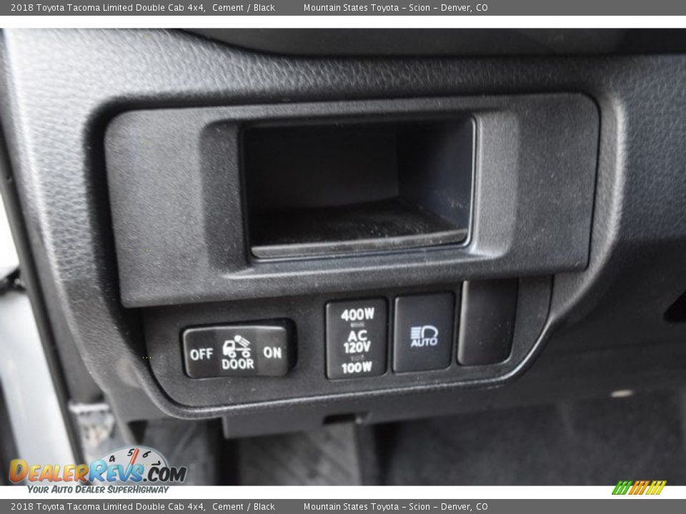2018 Toyota Tacoma Limited Double Cab 4x4 Cement / Black Photo #26