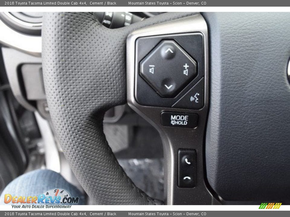 2018 Toyota Tacoma Limited Double Cab 4x4 Cement / Black Photo #27