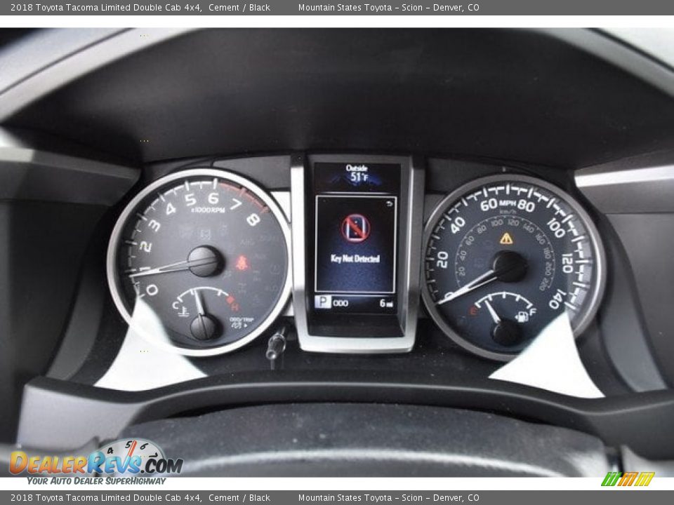 2018 Toyota Tacoma Limited Double Cab 4x4 Cement / Black Photo #29