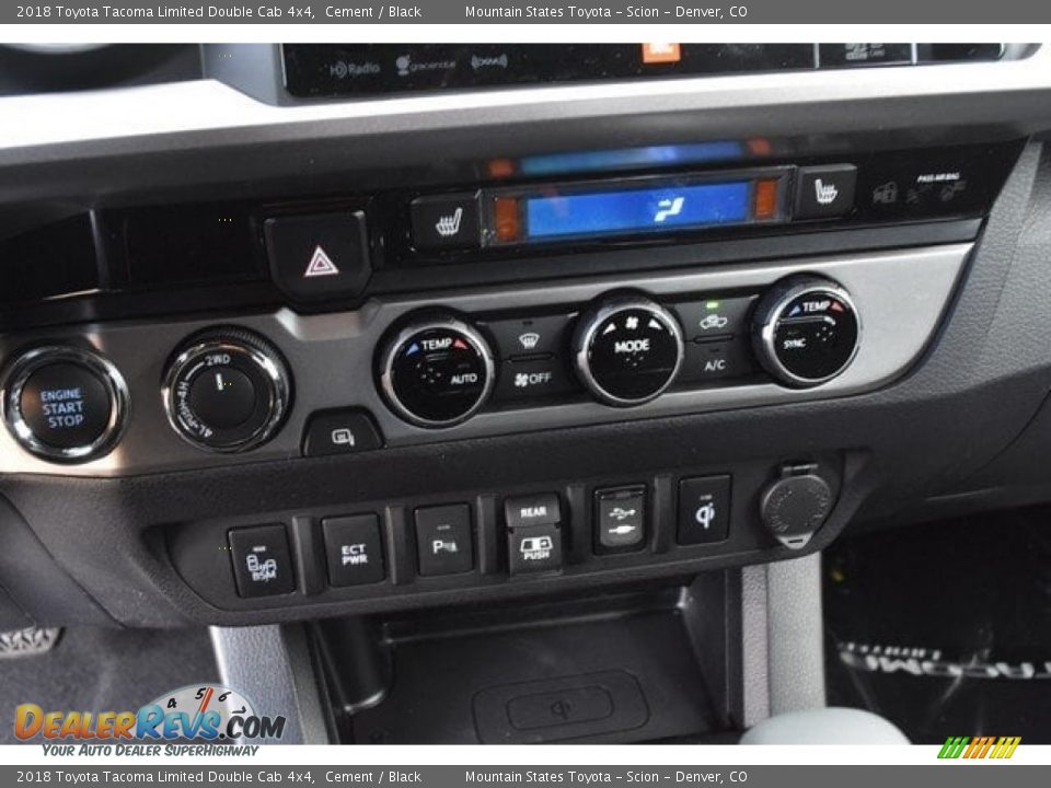 2018 Toyota Tacoma Limited Double Cab 4x4 Cement / Black Photo #30