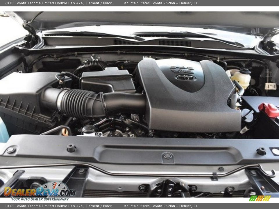 2018 Toyota Tacoma Limited Double Cab 4x4 Cement / Black Photo #32