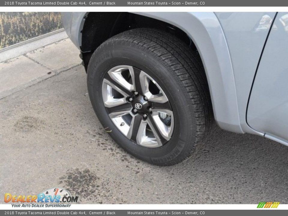 2018 Toyota Tacoma Limited Double Cab 4x4 Cement / Black Photo #33